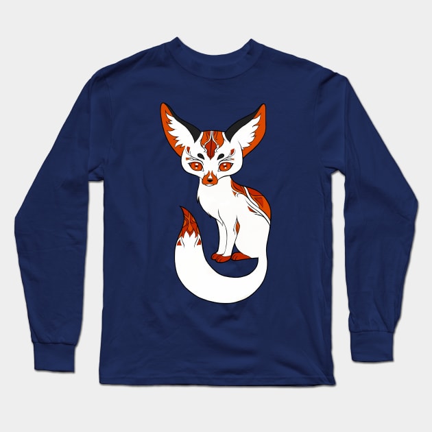 Fennec Fox Long Sleeve T-Shirt by Freeminds